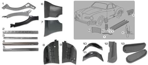 vw karmann ghia sheet metal parts|volkswagen karmann ghia parts.